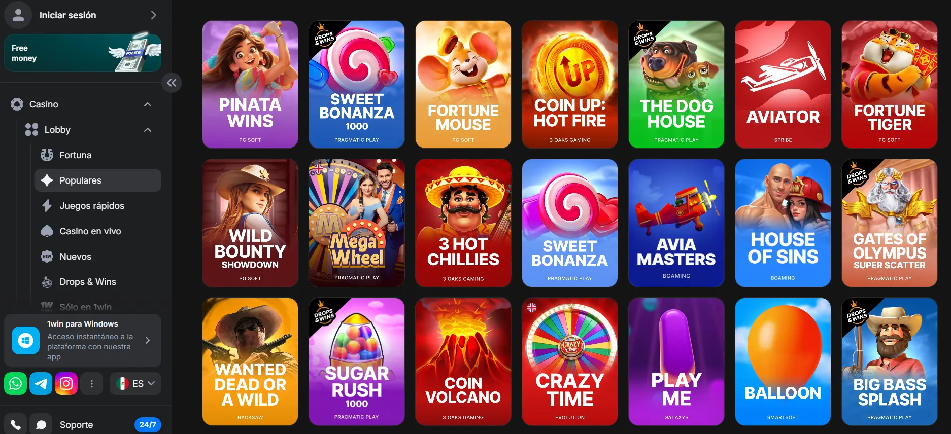 Oferta de juegos en nuevos casinos online
