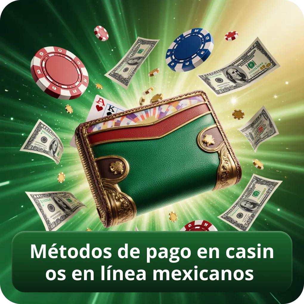 Métodos de pago en casinos en línea mexicanos