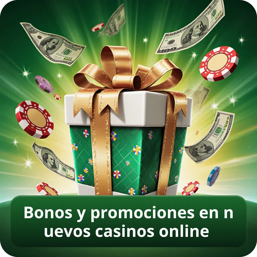Bonos y promociones en nuevos casinos online